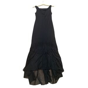 Black Beaded Holiday Party Dress Formal‎ Gown Y2K  Cocktail Gown LBD 5/6